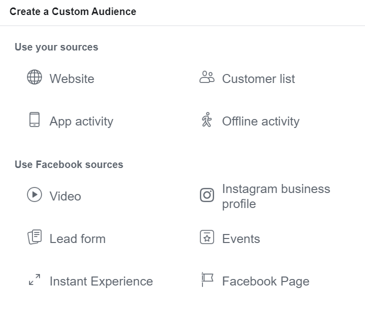 Facebook Custom Audiences