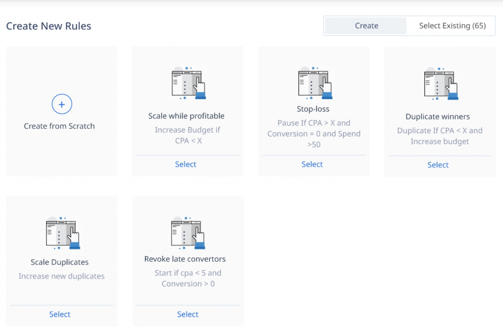 Automated Rule Templates