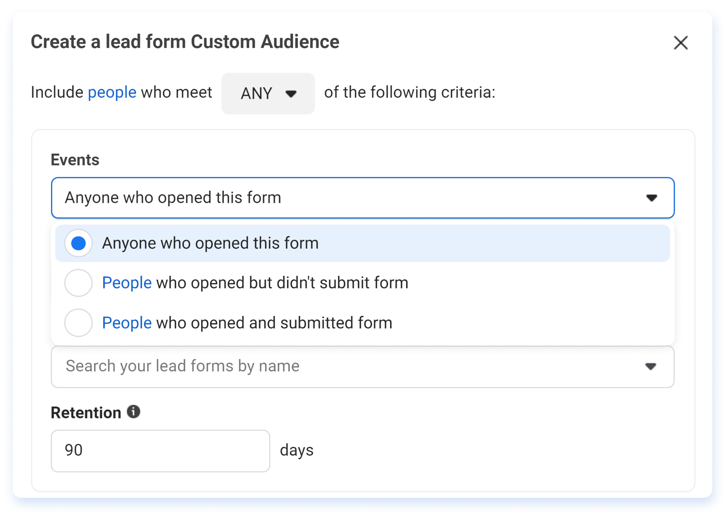 Lead form custom audience after iOS 14 